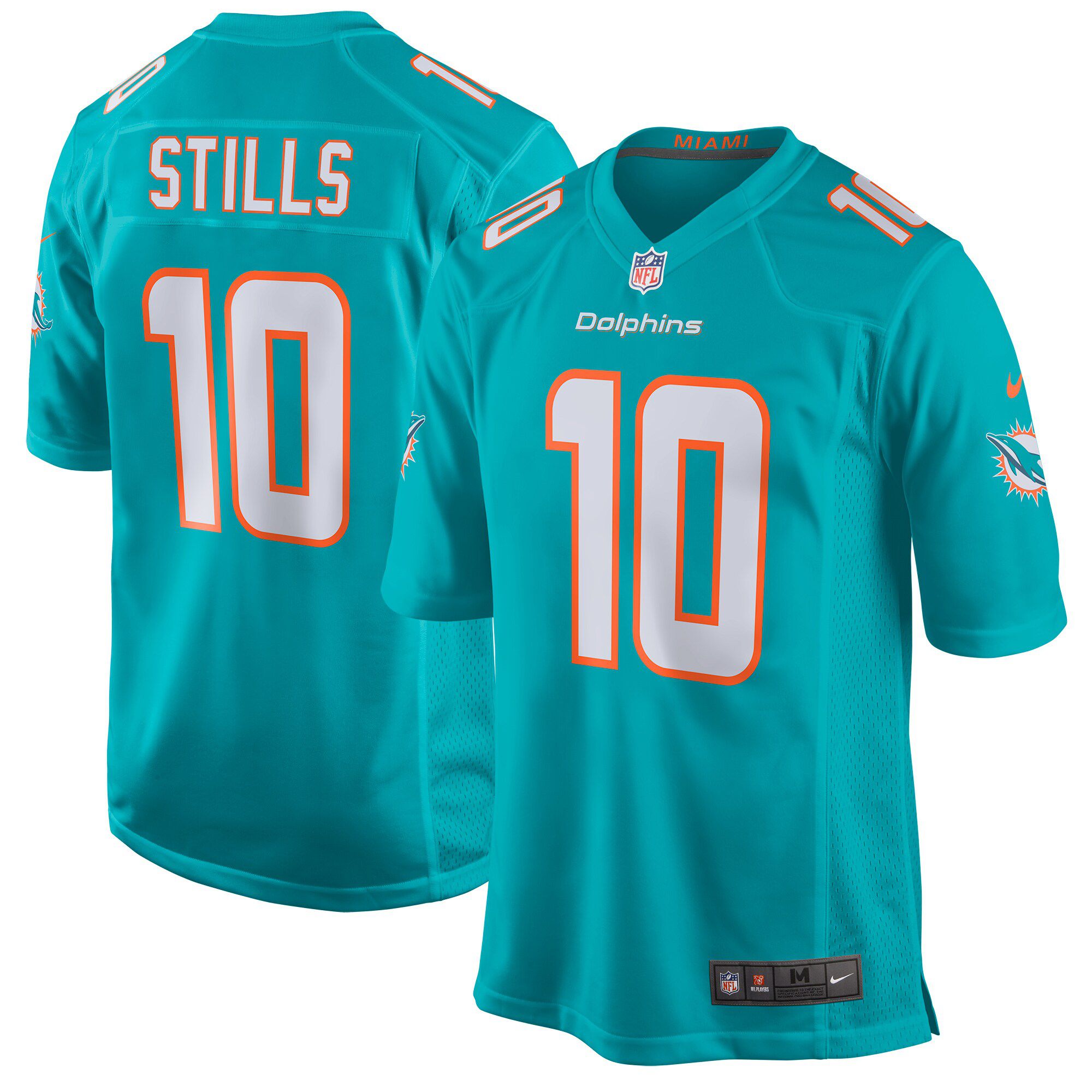 Men Miami Dolphins 10 Kenny Stills Nike Green Game Player NFL Jersey